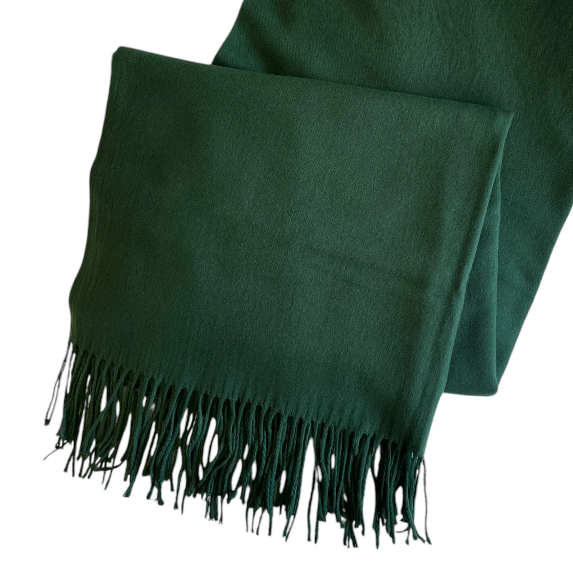 ⭐️ Pashmina Shawl Dark Green Classic Scarf