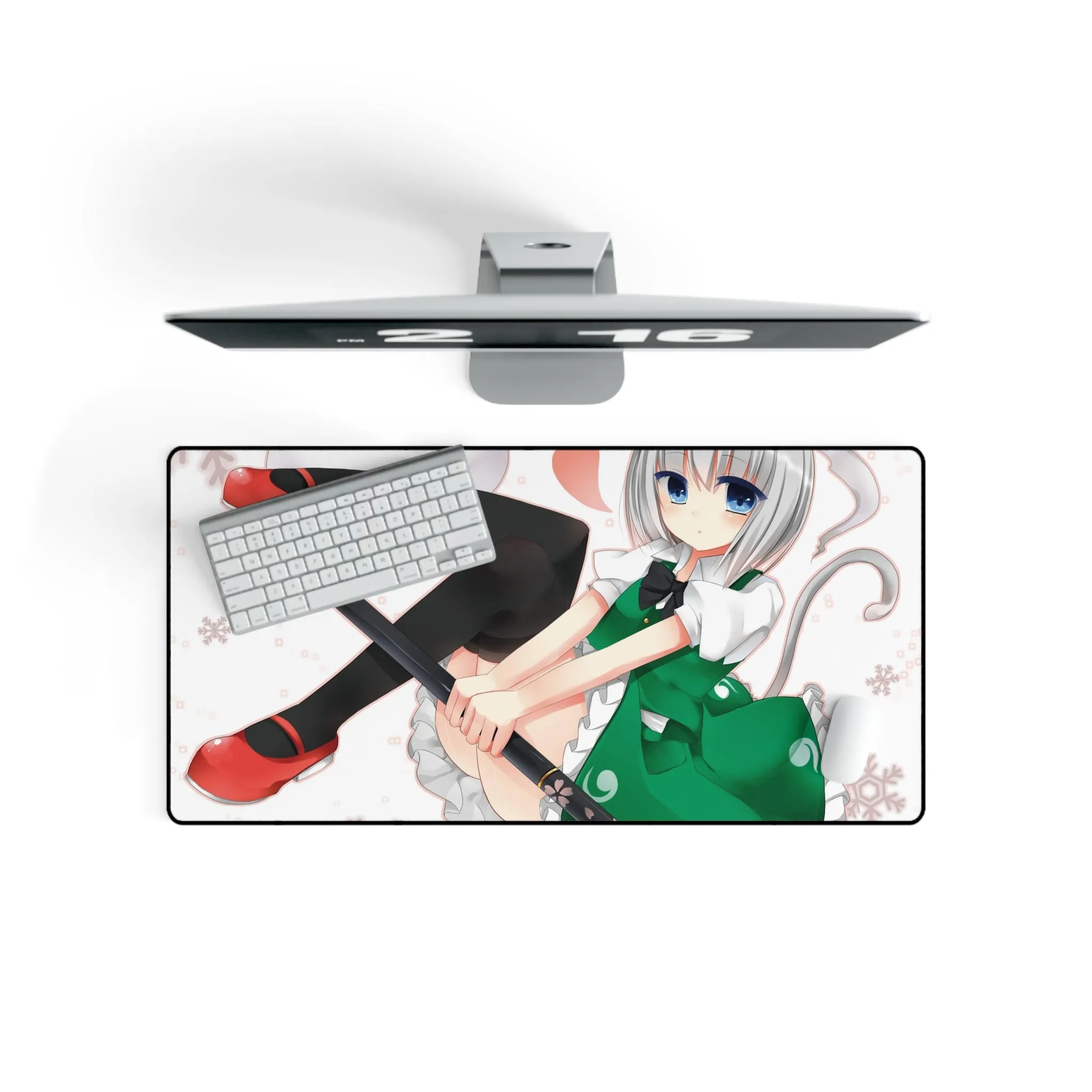 1/3 Human 1/3 Phantom 1/3 Neko? Mouse Pad (Desk Mat)