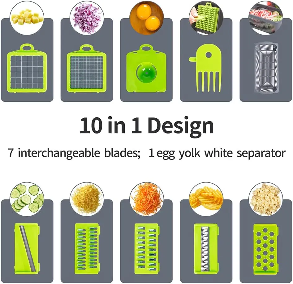 14 in 1 Multifunctional Vegetable Chopper and Slicer