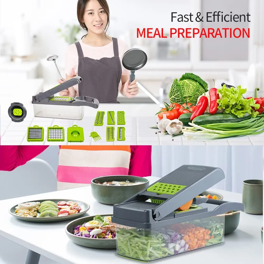 14 in 1 Multifunctional Vegetable Chopper and Slicer