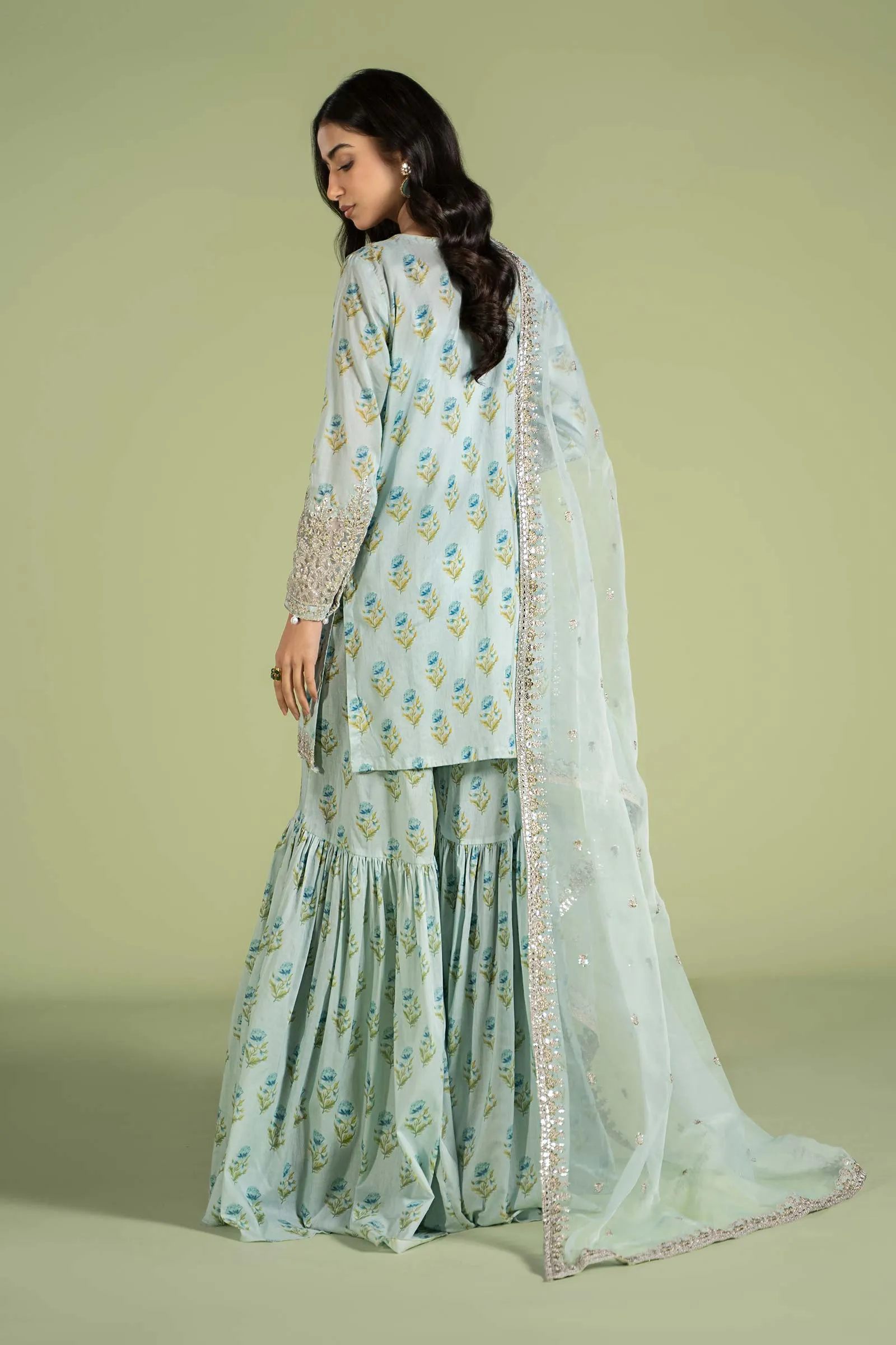 3 Piece Printed Lawn Suit | DW-EF24-14