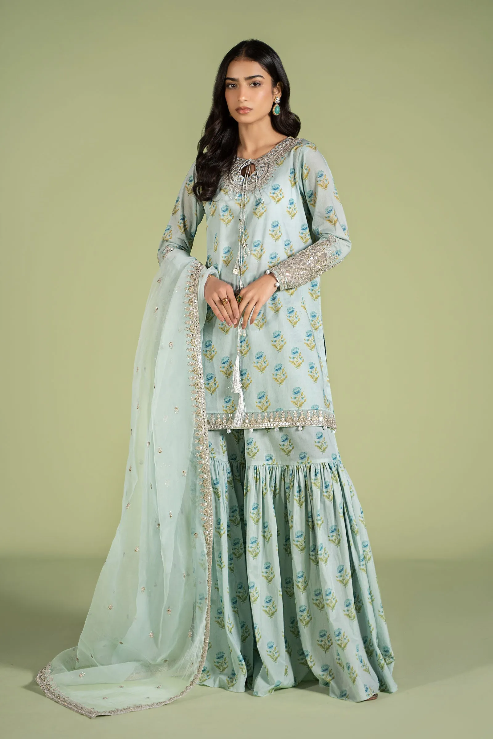 3 Piece Printed Lawn Suit | DW-EF24-14