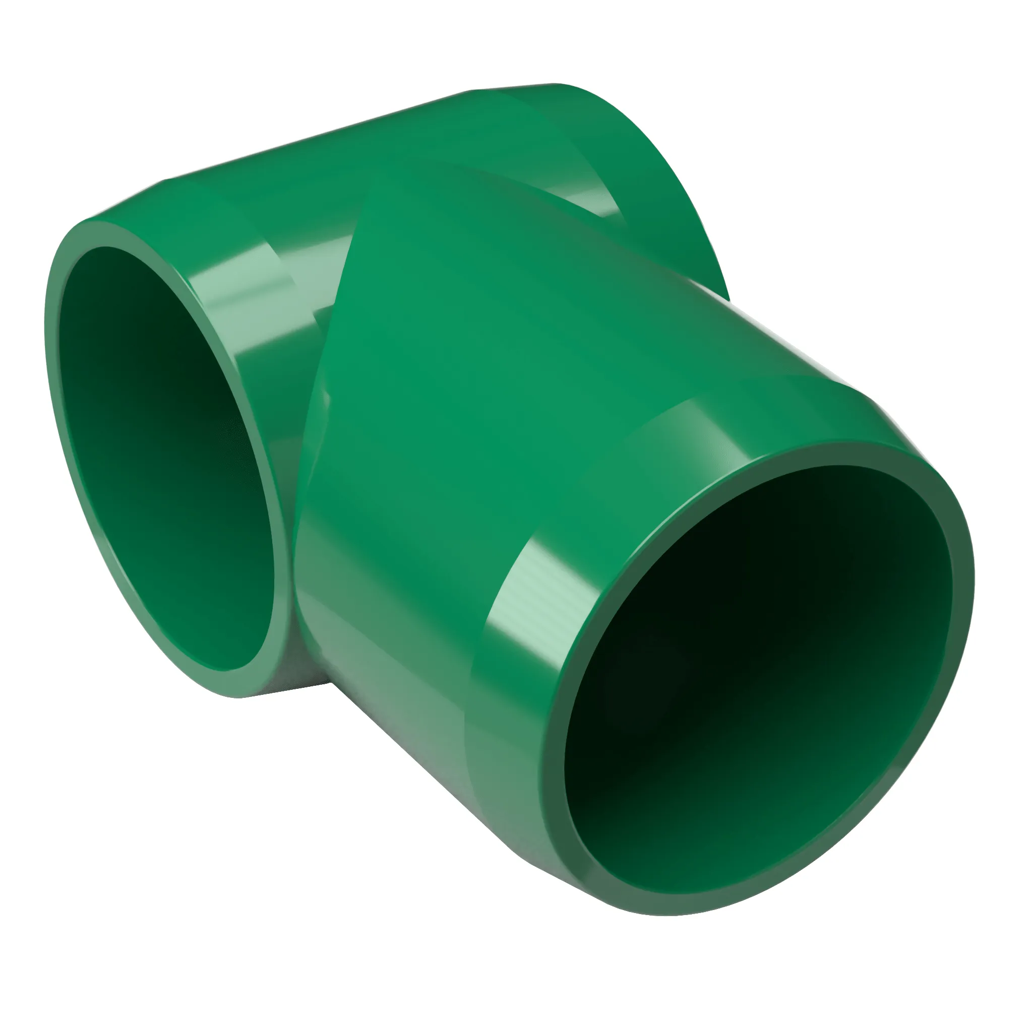 3/4 in. Slip Sling PVC Tee, Furniture Grade - Green