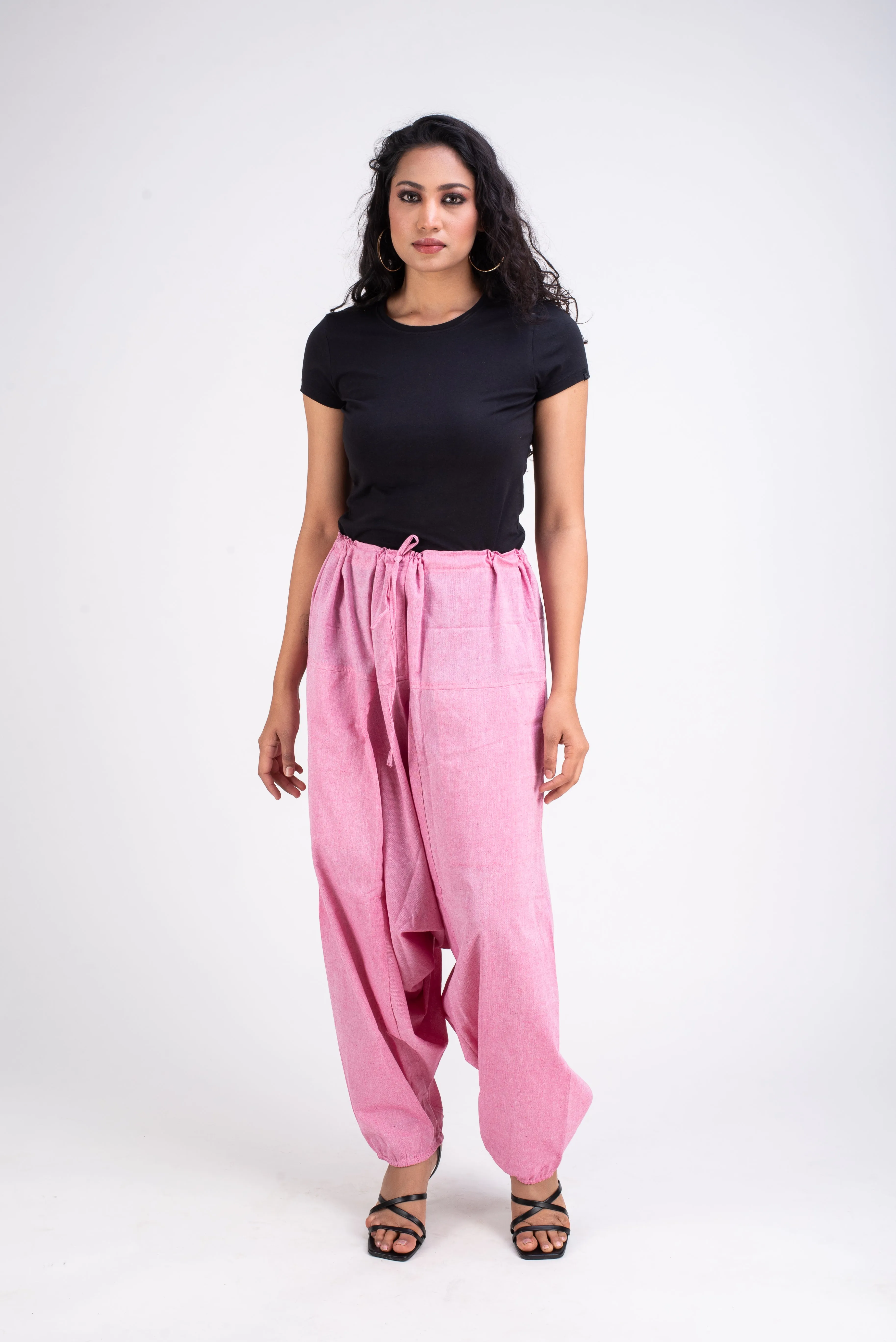 582-Pink Whitelotus Women's Pants"Yoga pants"