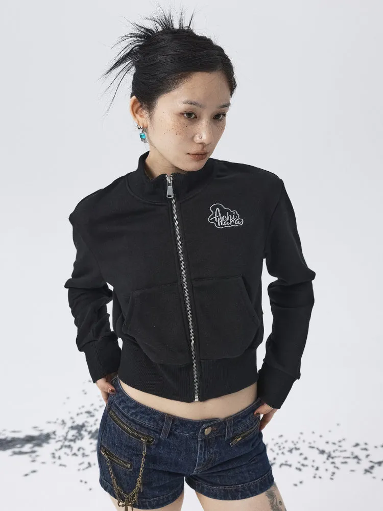 Achihara EMBROIDERY SHORT JACKET