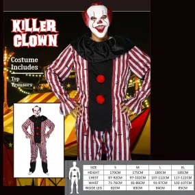 Adult Killer Clown Costume