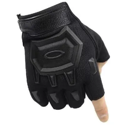 Airsoft Tactical Military Cycling Outdoor Combat Gloves Fingerless Size Free 3 Colours ATG005