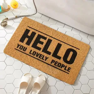 Anti-Slip Door Mat(312)-Hello