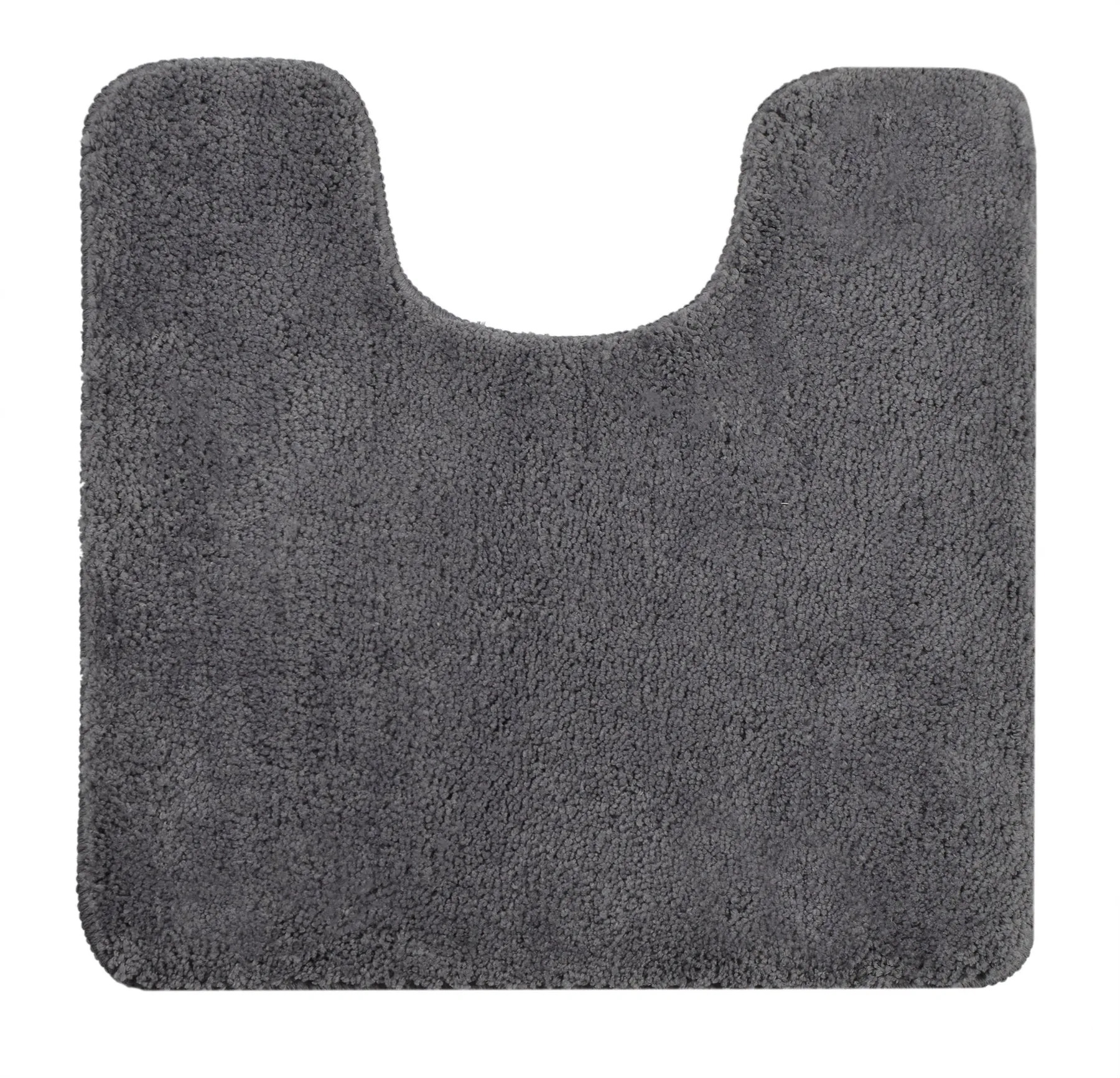 Antron Luxury Non-Slip Pedestal Mat - Charcoal