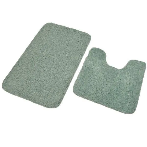 Antron Luxury Non-Slip Pedestal Mat - Sage Green