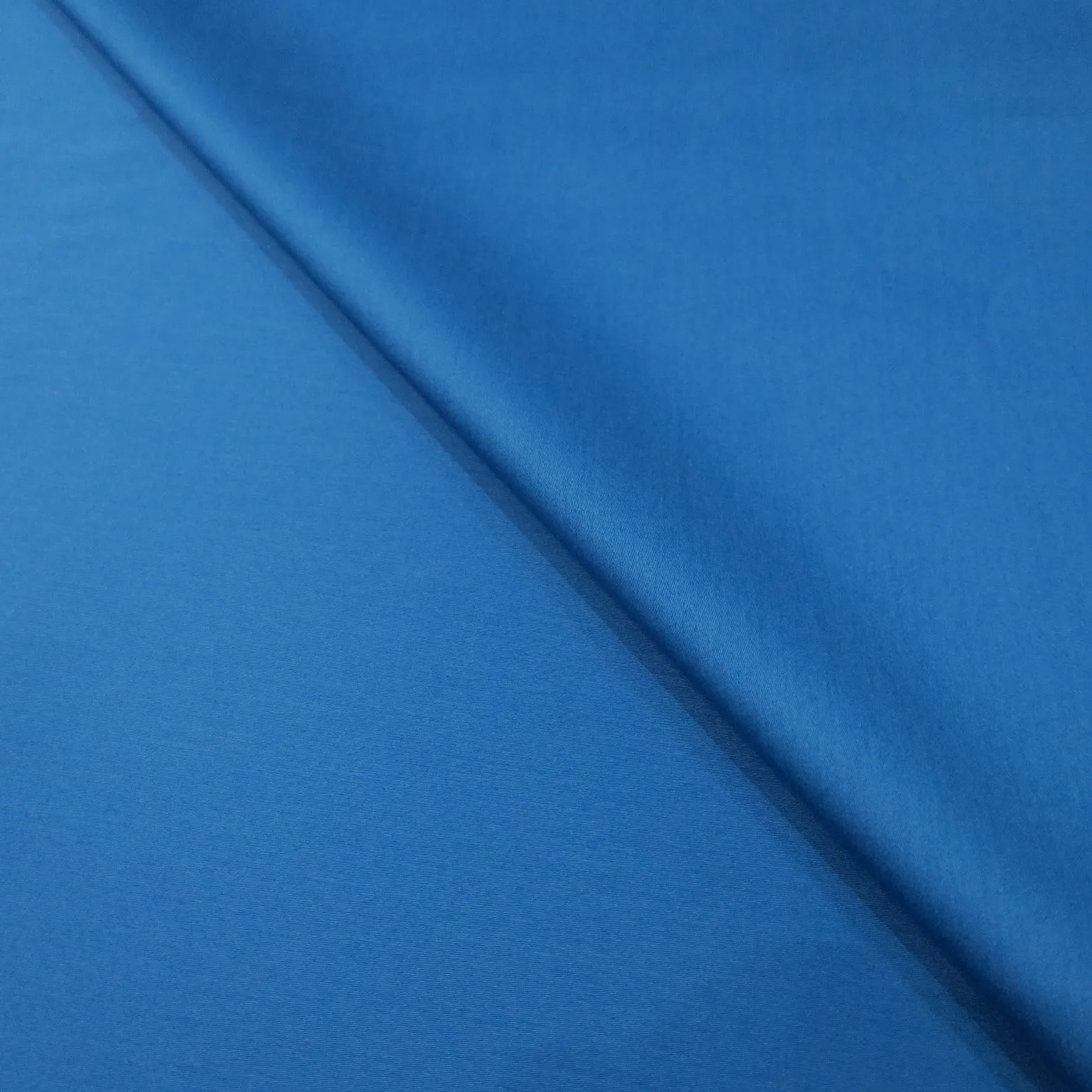 Aqua Solid Cotton Loro Piana Fabric