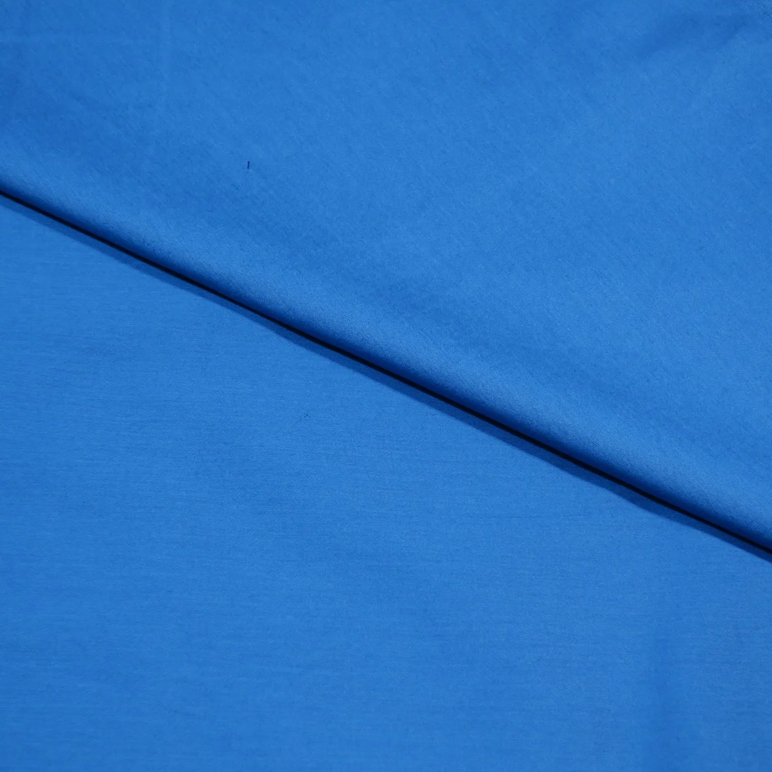 Aqua Solid Cotton Loro Piana Fabric