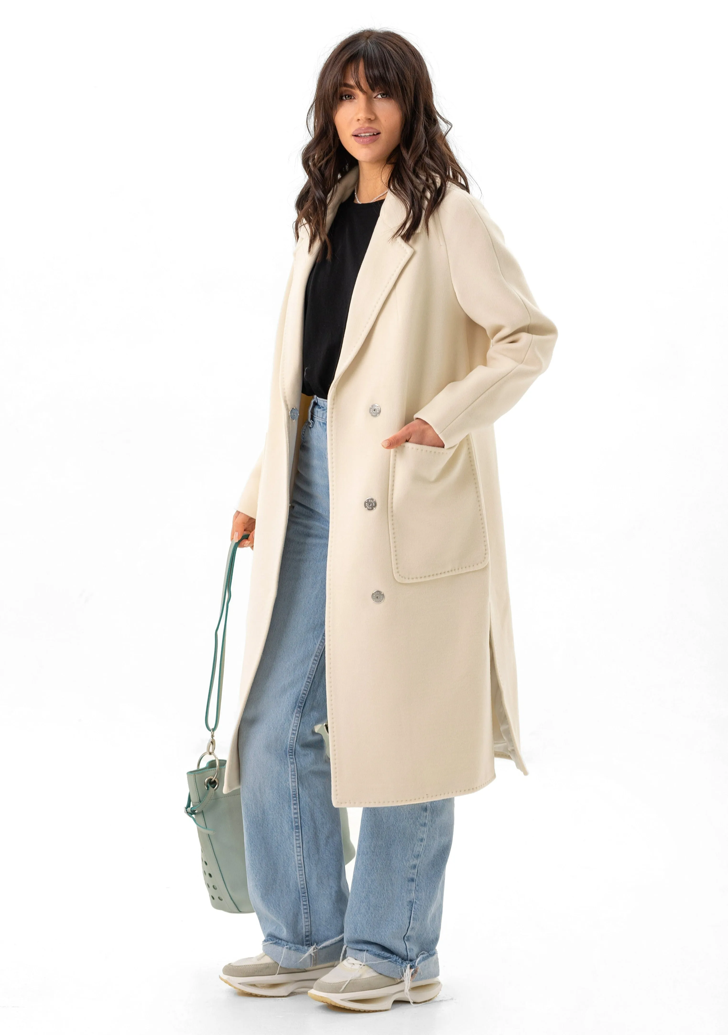 Ariana Classic Wool Blend Overcoat