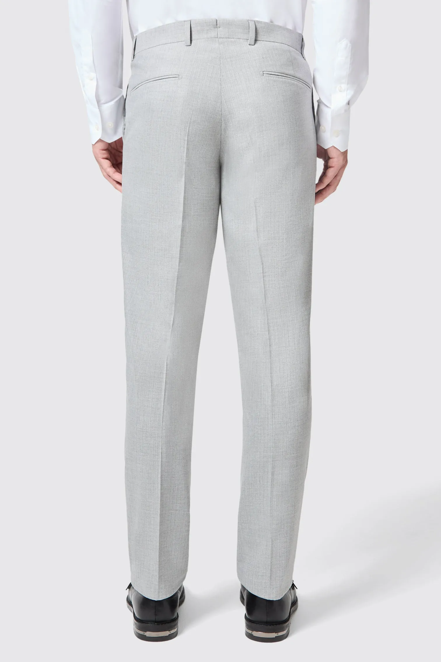 Atkinson Slim Fit Grey Trousers