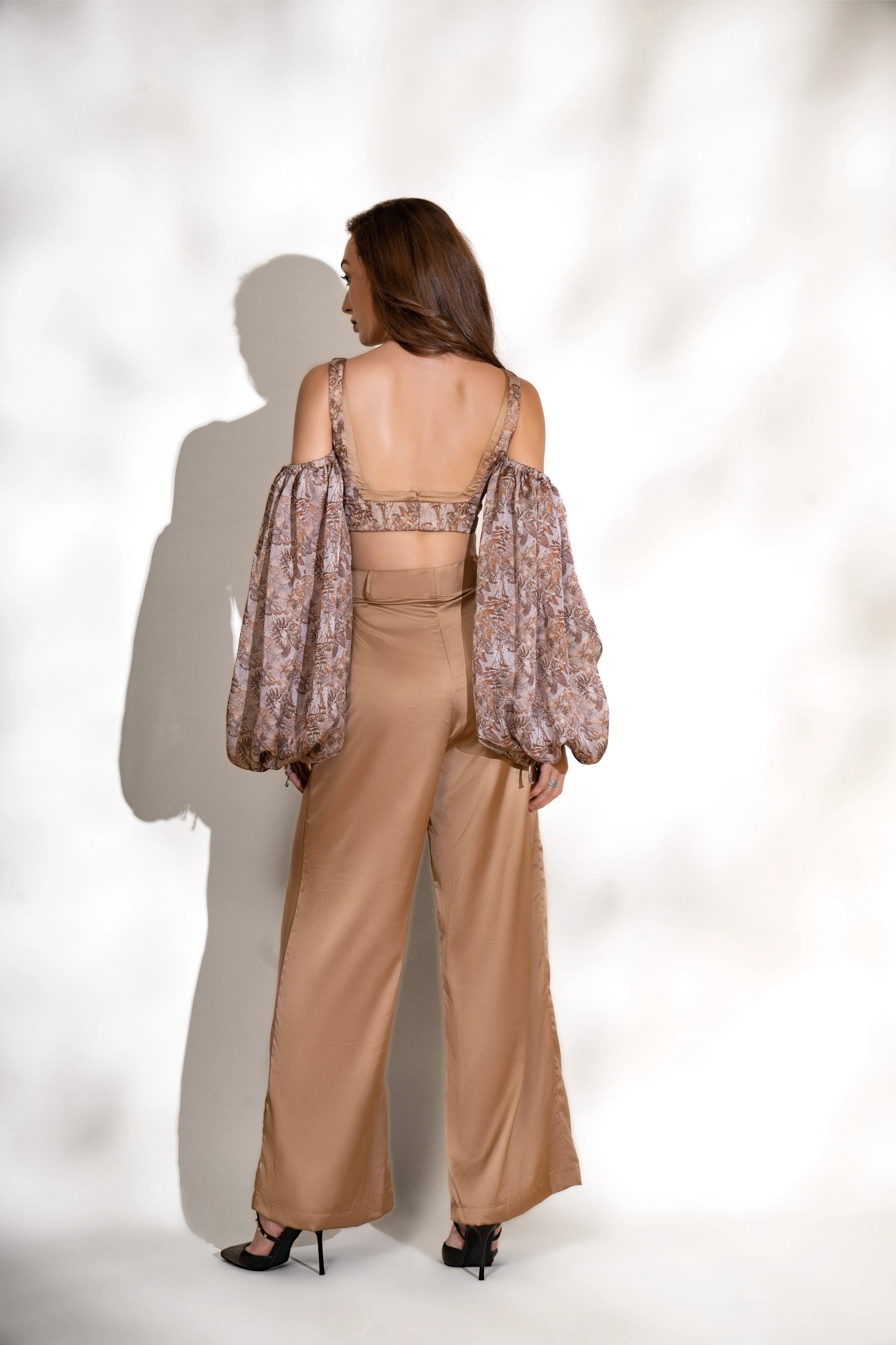 Auric Gold Satin Pants