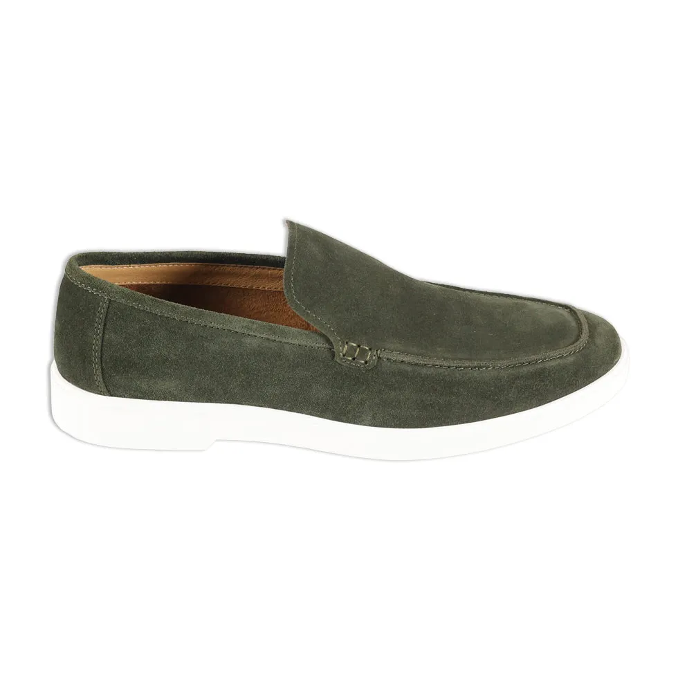 Azor La Mode Savona Slip On Shoes Olive