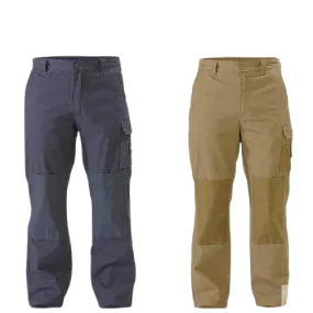 BISLEY Mens Razar Cordura Utility Pants Workwear Cotton Trousers Work BPU6110