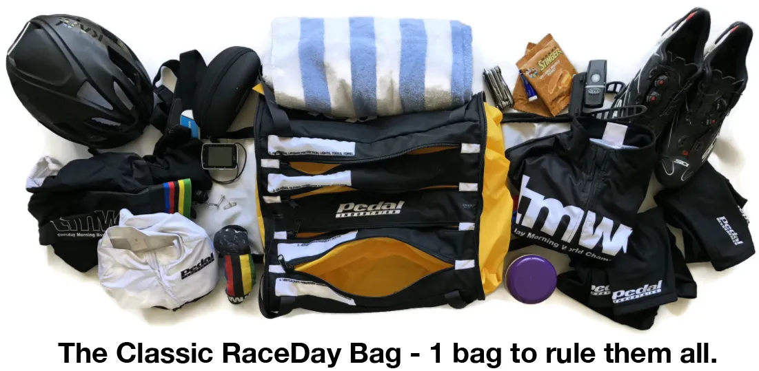 Black Fork Gravel Grinder 2022 RACEDAY BAG™ Gray