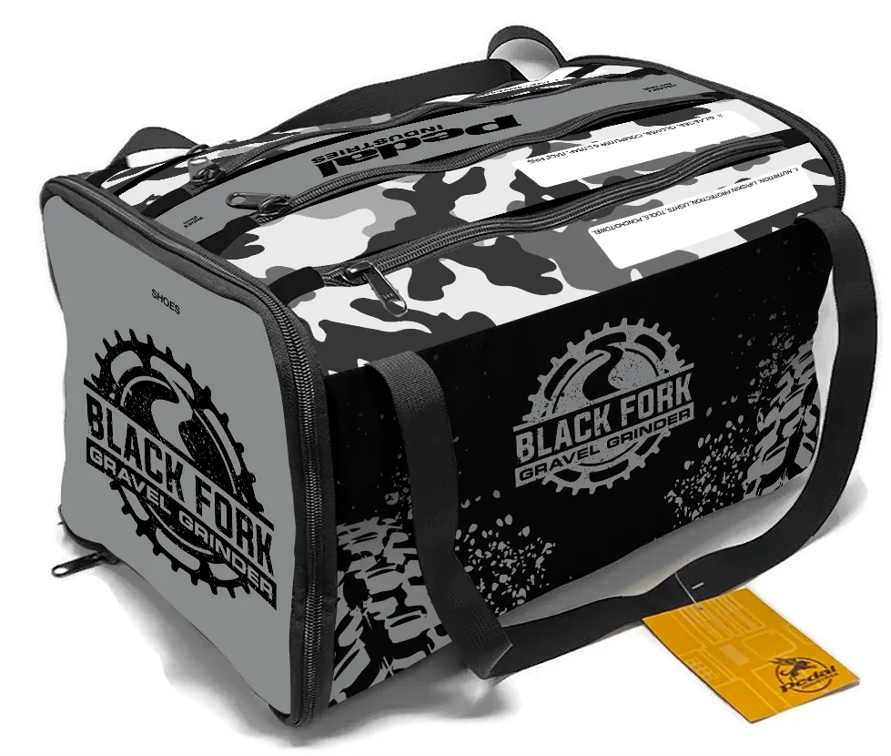 Black Fork Gravel Grinder 2022 RACEDAY BAG™ Gray