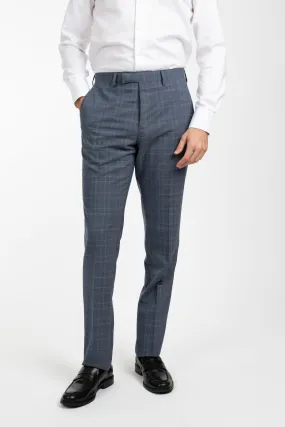 Blue Mist Pow Check Trouser