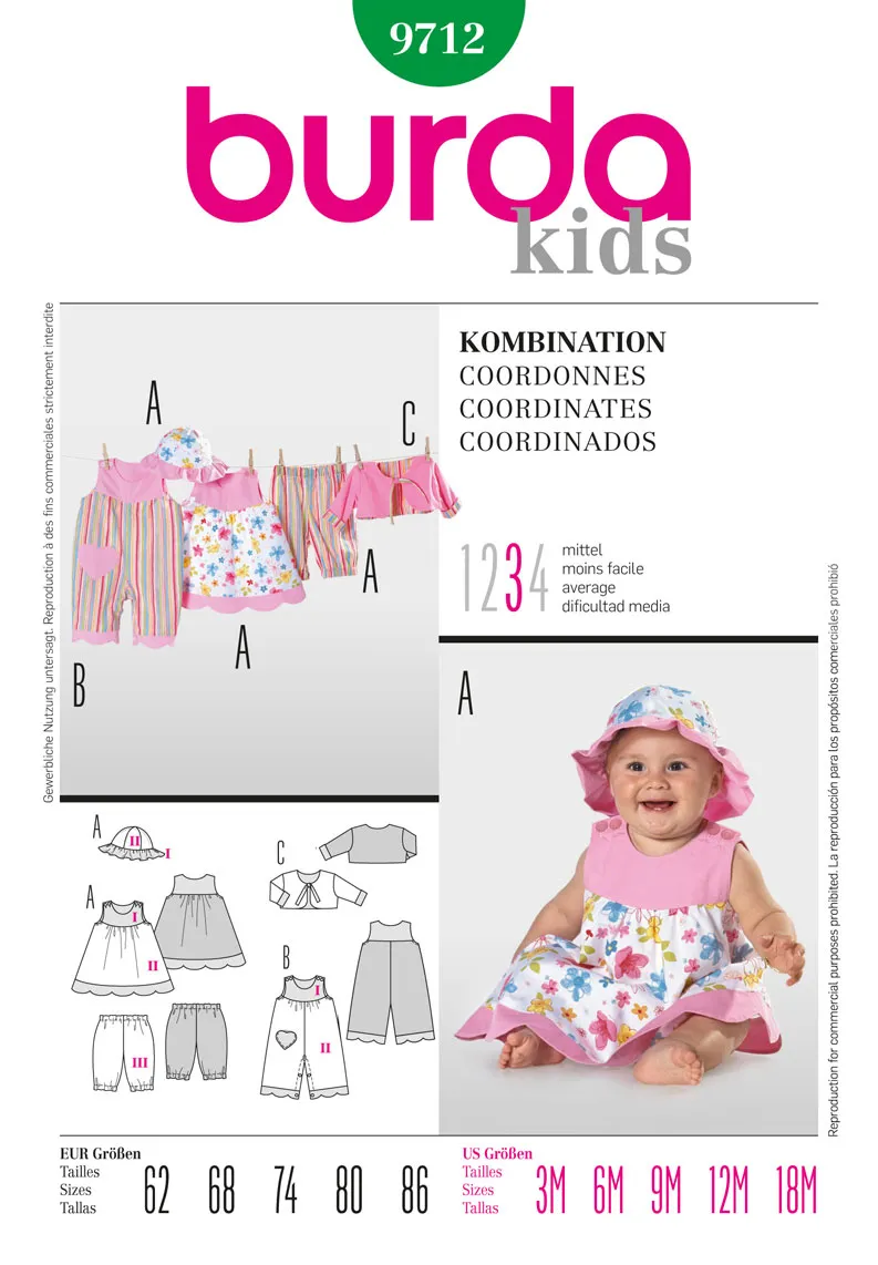 Burda Baby Coordinates 9712