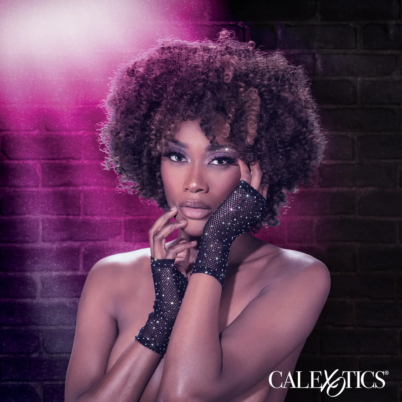 CalExotics Radiance Fingerless Gloves Black