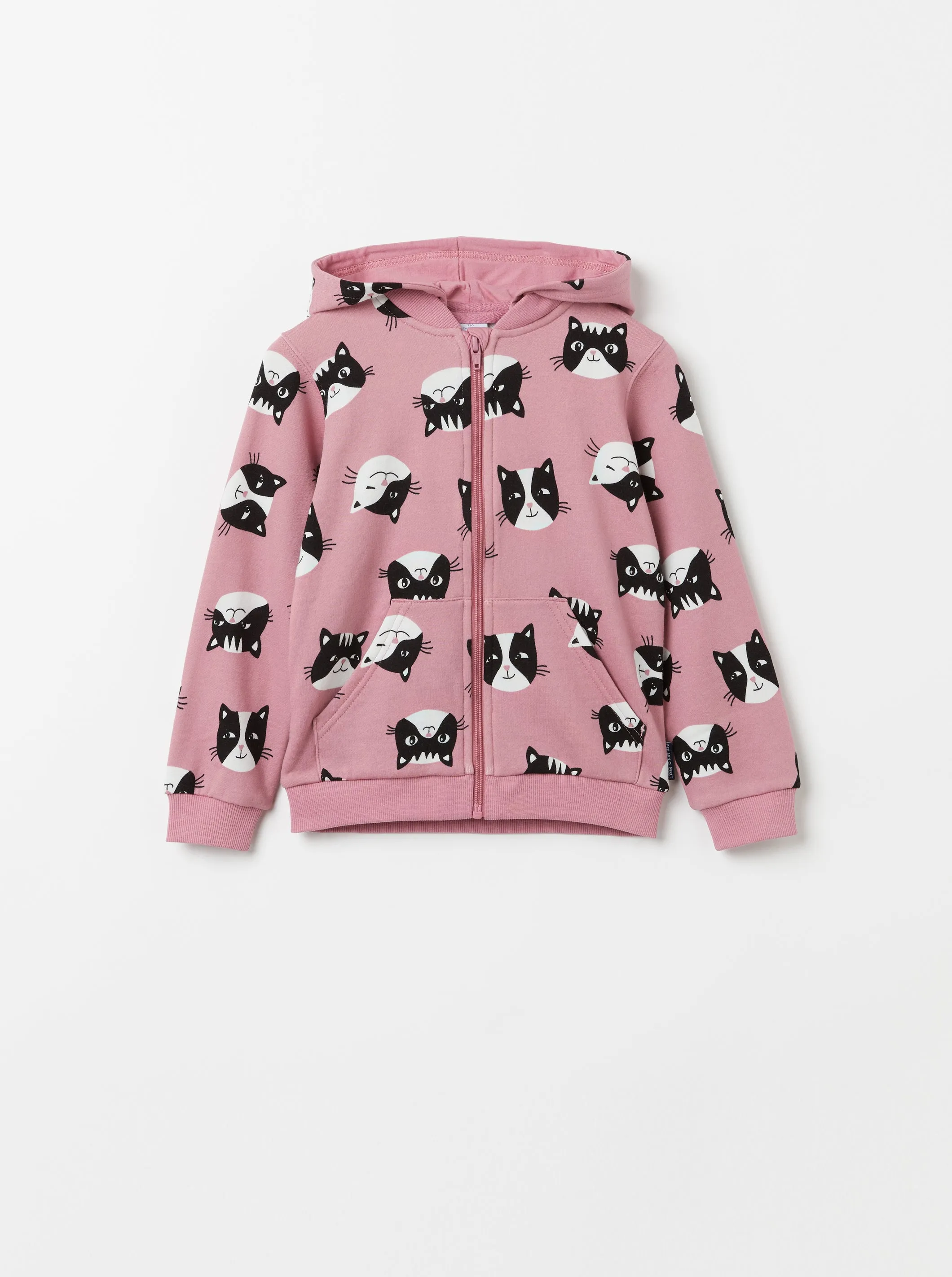 Cat Print Kids Hoodie