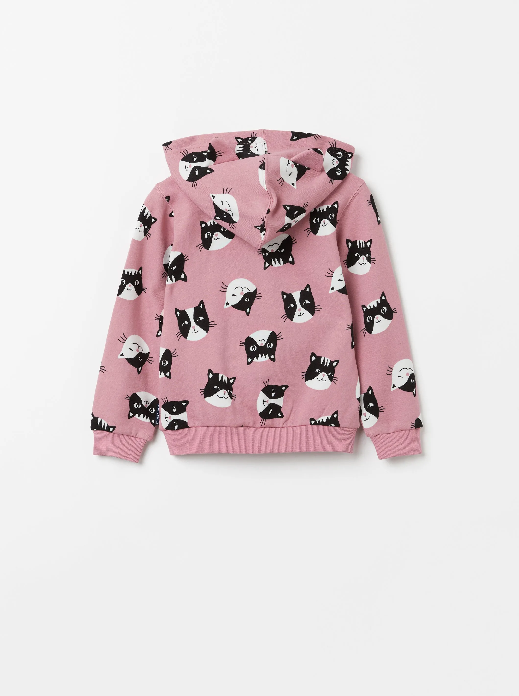 Cat Print Kids Hoodie