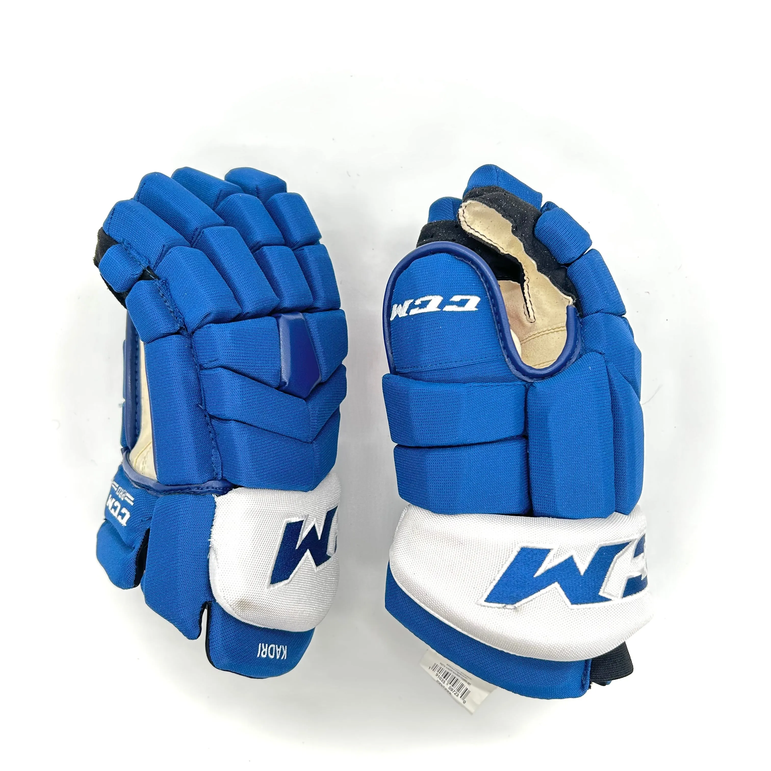 CCM HGTKXP - NHL Pro Stock Hockey Glove - Nazem Kadri (Blue/White)