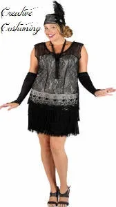 Classic Flapper Costume  Roaring 20's