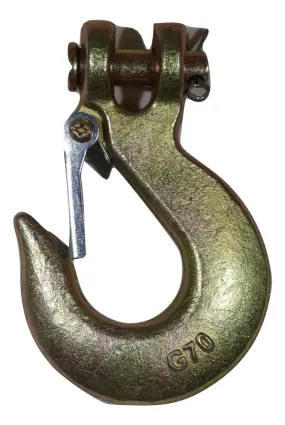 Clevis Slip Hook 3/8" with Latch - Grade 70 | C38CS