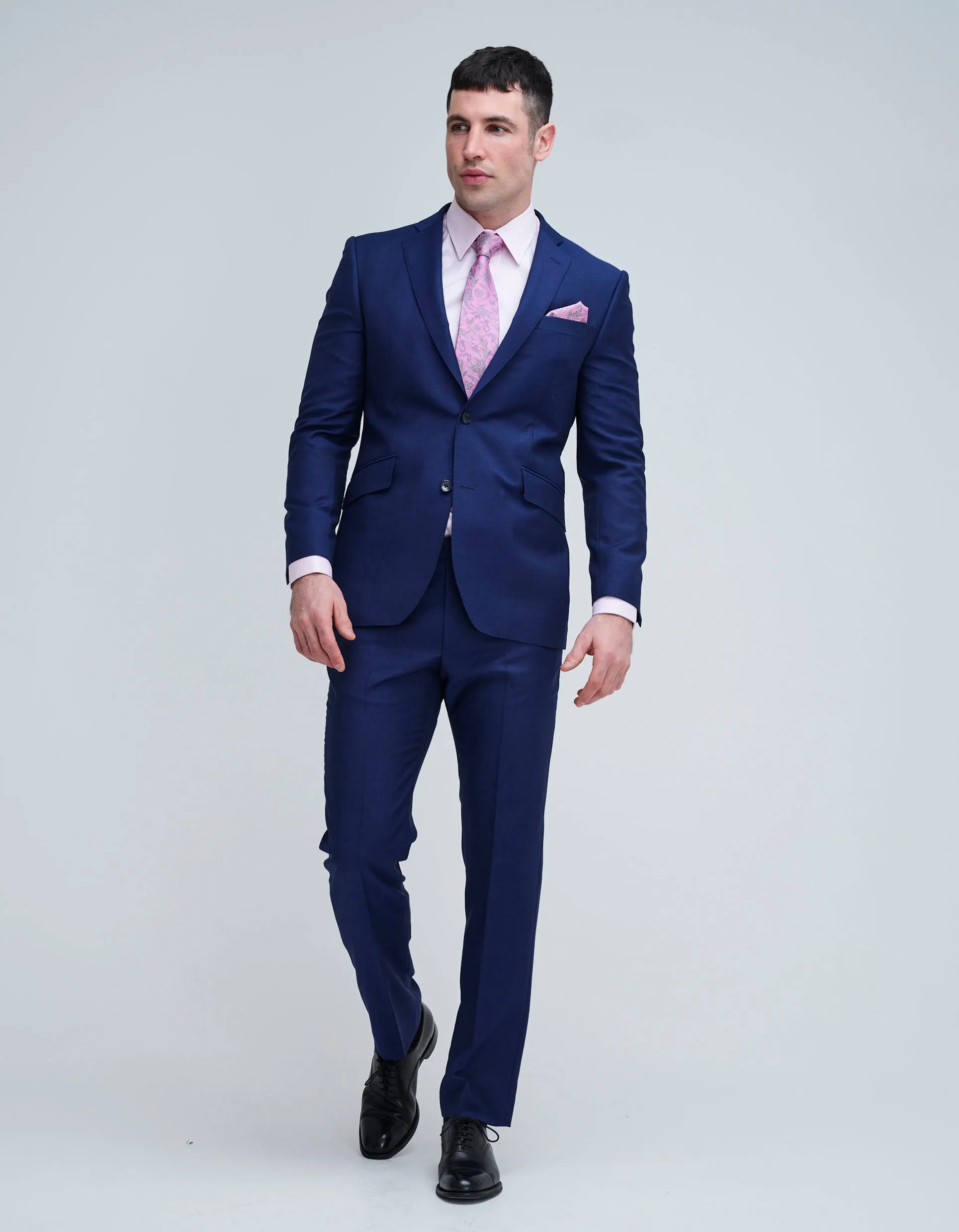 Cobalt Mohair 2 Piece Suit