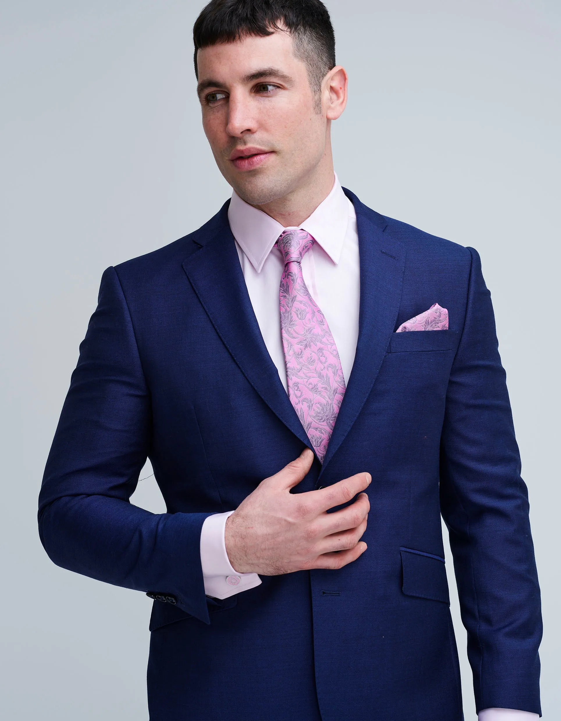 Cobalt Mohair 2 Piece Suit