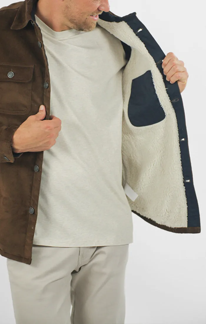 Concord Sherpa Lined Corduroy Shirt Jacket