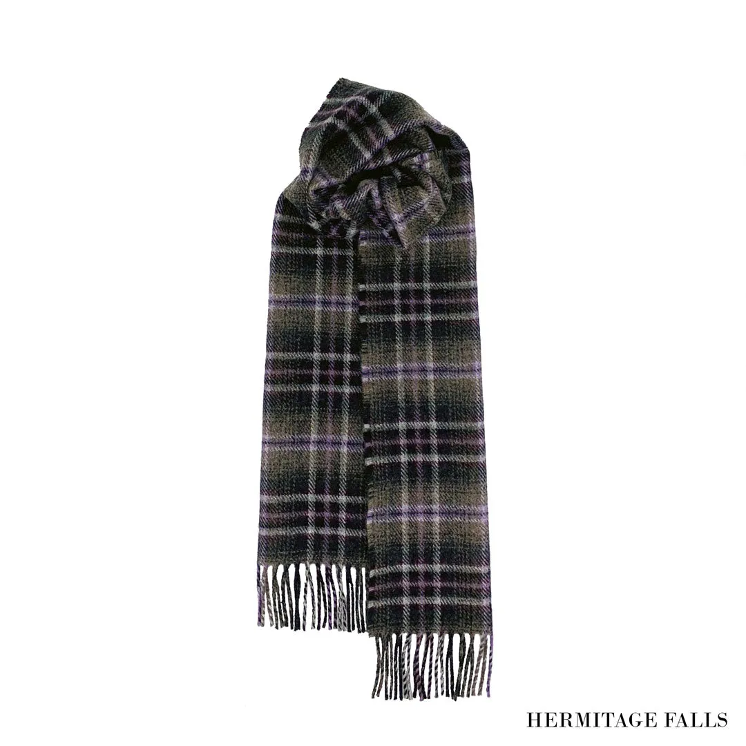 Contemporary Tartan Lambswool Scarf