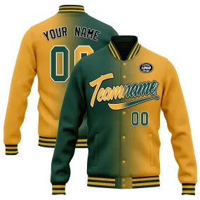 Custom Gradient Fashion Jacket Bomber Full-Snap Varsity Letterman Personalized Jacket FZ005-D028016-16