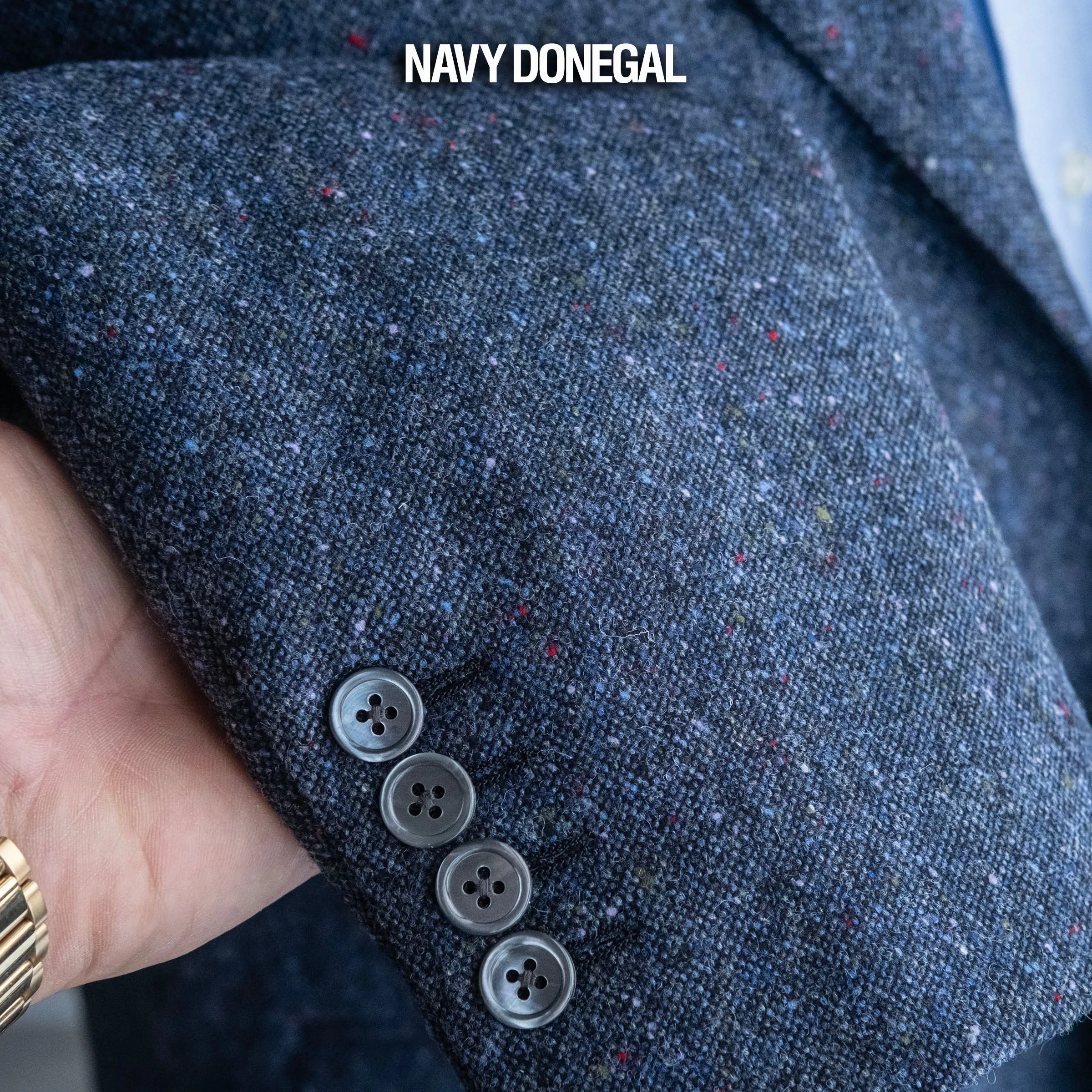 Custom Trousers Irish Flecked Donegal Tweed