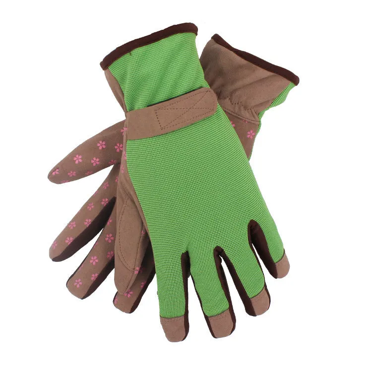 Cut-Proof Stab-Proof Sunscreen Gloves Printed Gardening Gloves Garden Garden Working Labor Protection Supplies