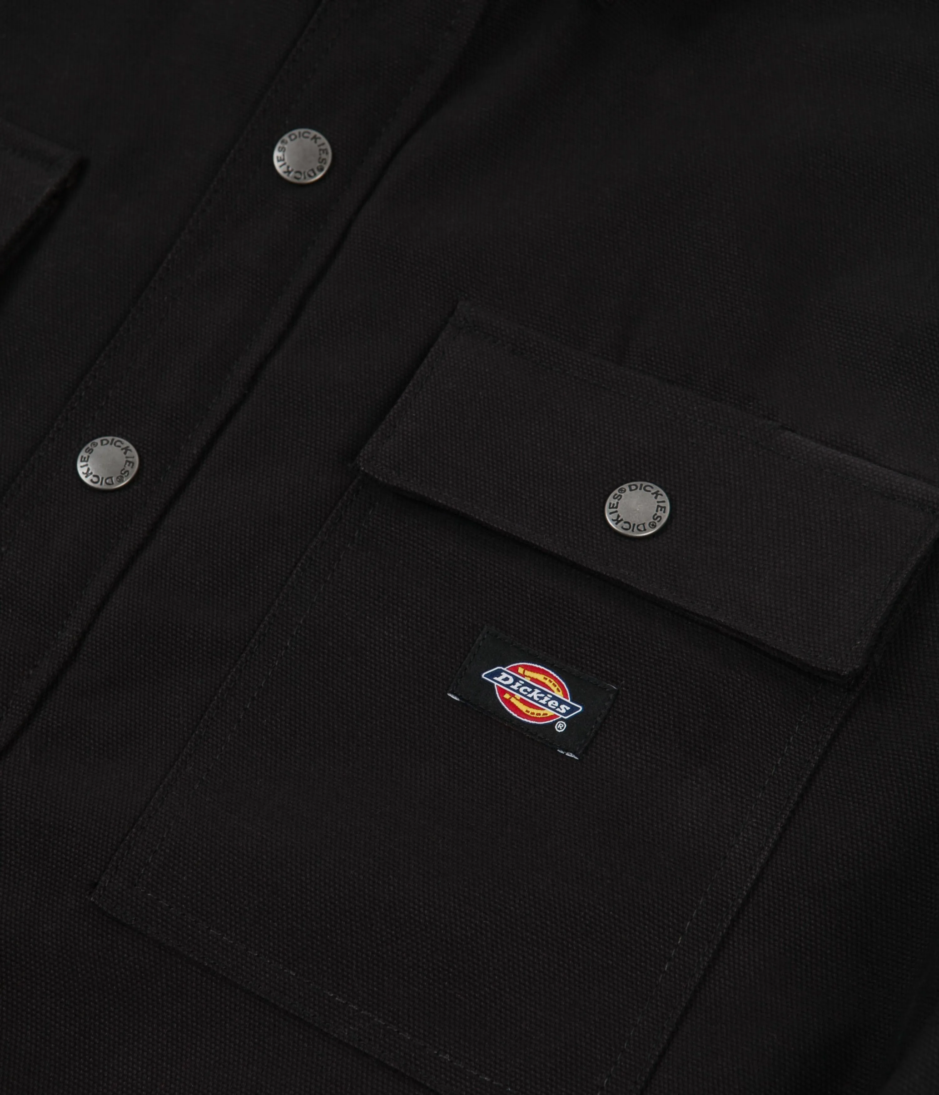 Dickies Duck Canvas Shirt Jacket - Black