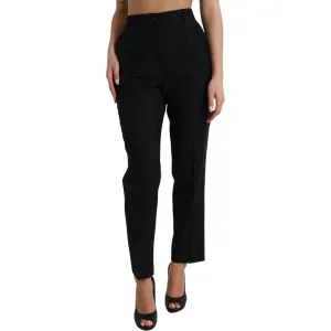 Dolce & Gabbana Elegant High Waist Wool Pants