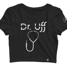 Dr. Uff Crop Top (schwarz)