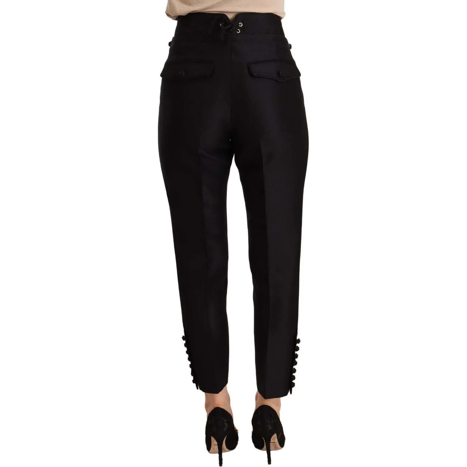 Dsquared² Chic High-Waist Cropped Trousers