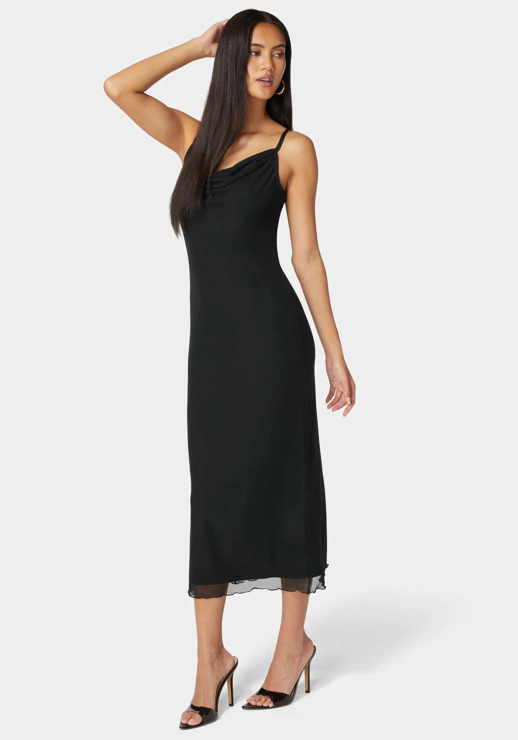 Emma Mesh Maxi Slip Dress