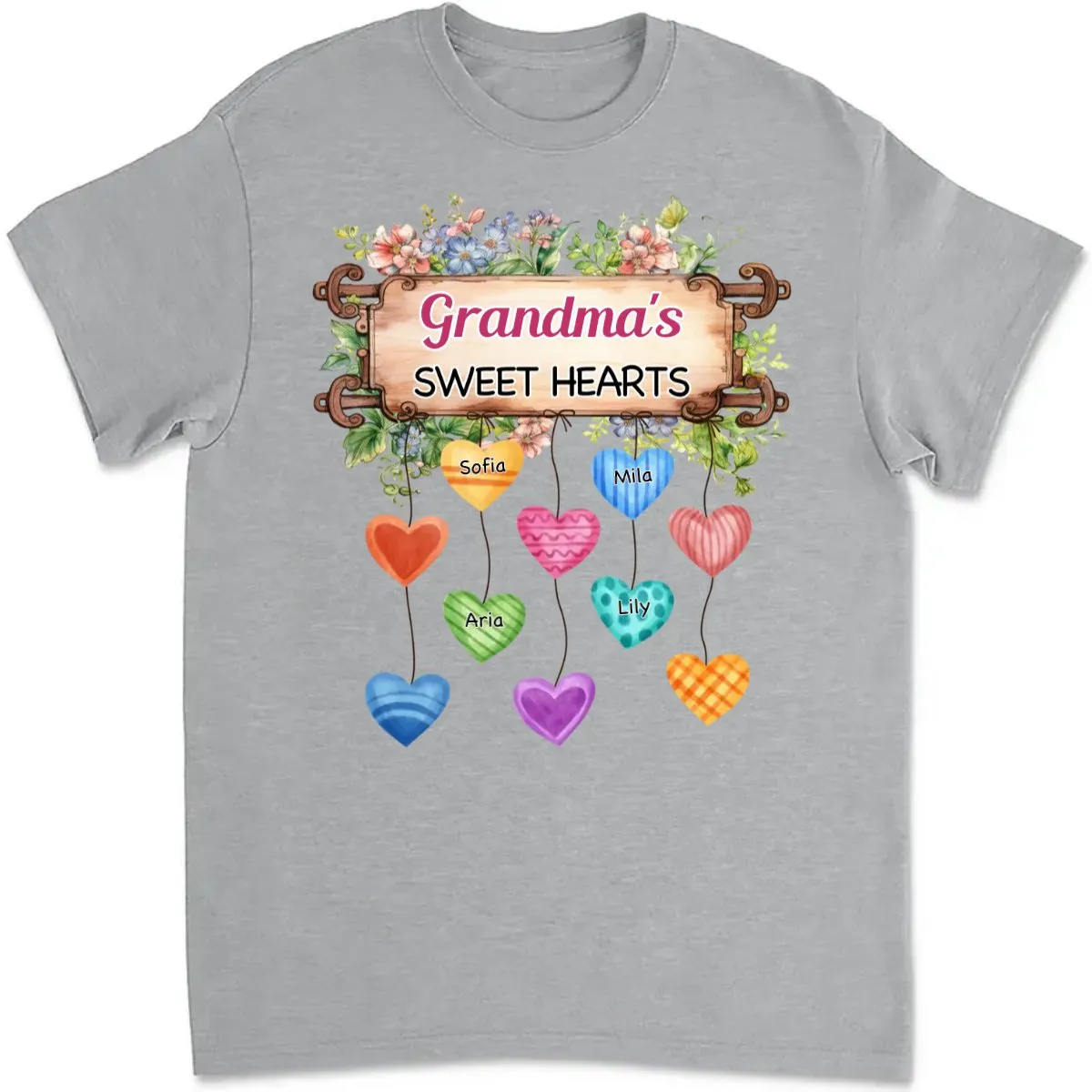 Family - Sweet Heart - Personalized T-Shirt, Hoodie(NV)