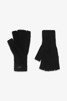 FINGERLESS COTTON-WOOL GLOVES