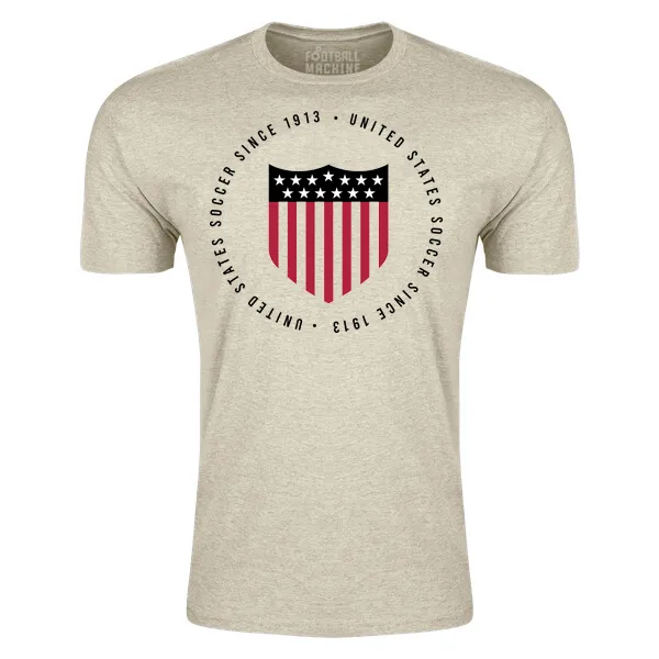 Football Machine United States Centennial T-Shirt (Heather Oatmeal)