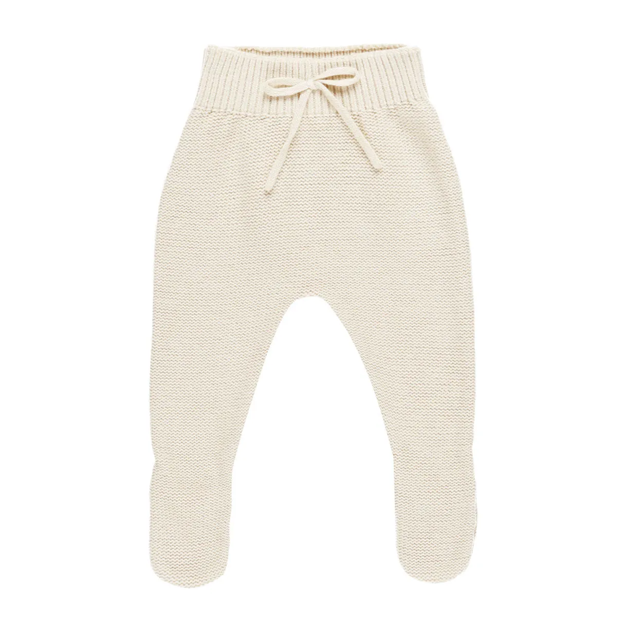 Footed Knit Pant - Natural