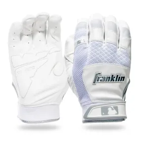 Franklin Shok-Sorb X Adult Batting Gloves - White