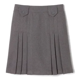 Girl's 2 Tab Front Pleated Skirt