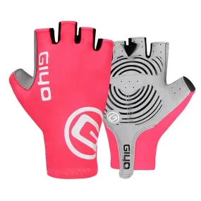 GIYO Outdoor Half-Finger Gloves Mountain Road Bike Cycling Gloves, Size: XXL(Fluorescent Orange)